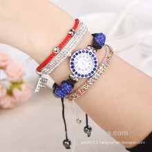 2015 New Arrive Hot Selling Wrap Bracelet Wrist Watch For Ladies